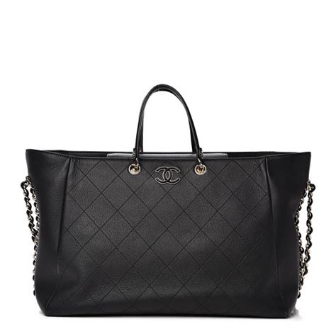 chanel bullskin shopping bag